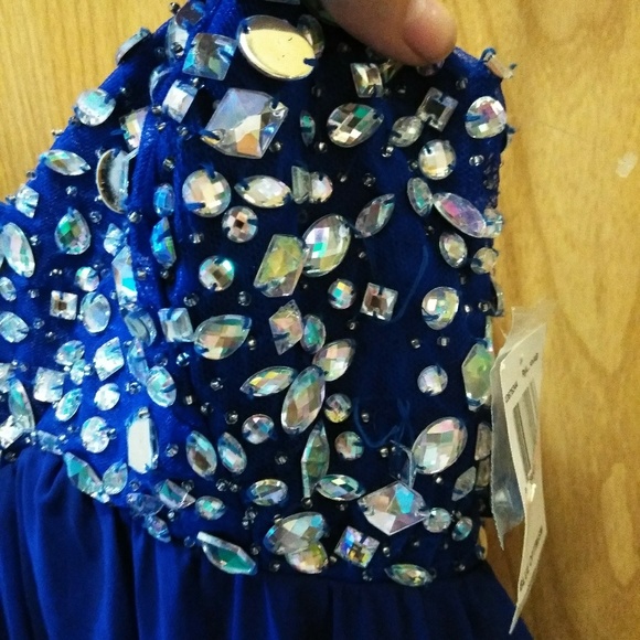 B Darlin' Embellished "Optimism" Strapless Dress - Picture 5 of 8